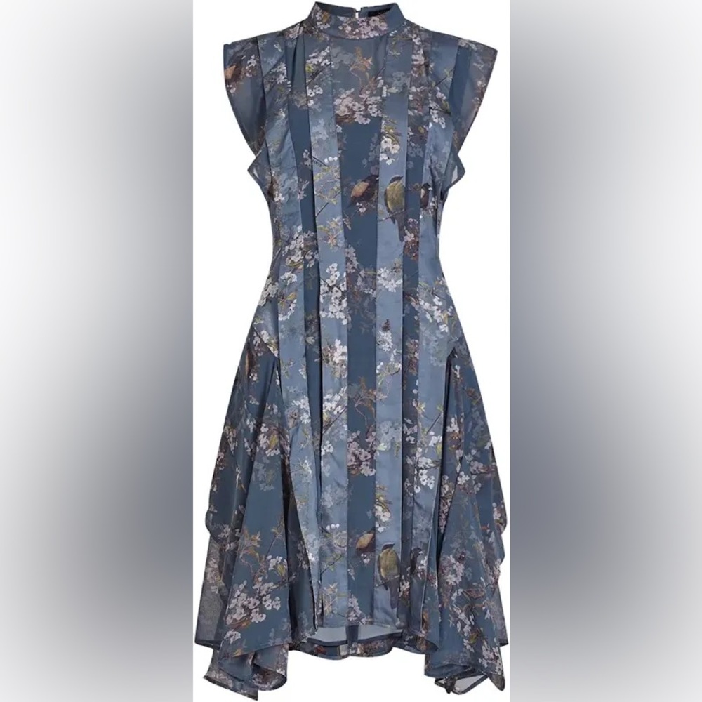 Floral Blue Dress